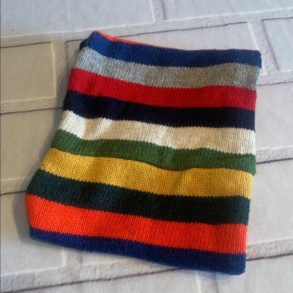 GAP Kids Multicolor Striped Mittens and Neck Warmer